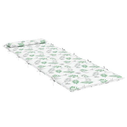 Cuscino per Lounger Sole Bianco e verde 178 x 60 x 4 cm | homemem39