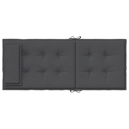 Cuscini per Sedia Schienale Alto 4 pz Antracite Tessuto Oxford | homemem39