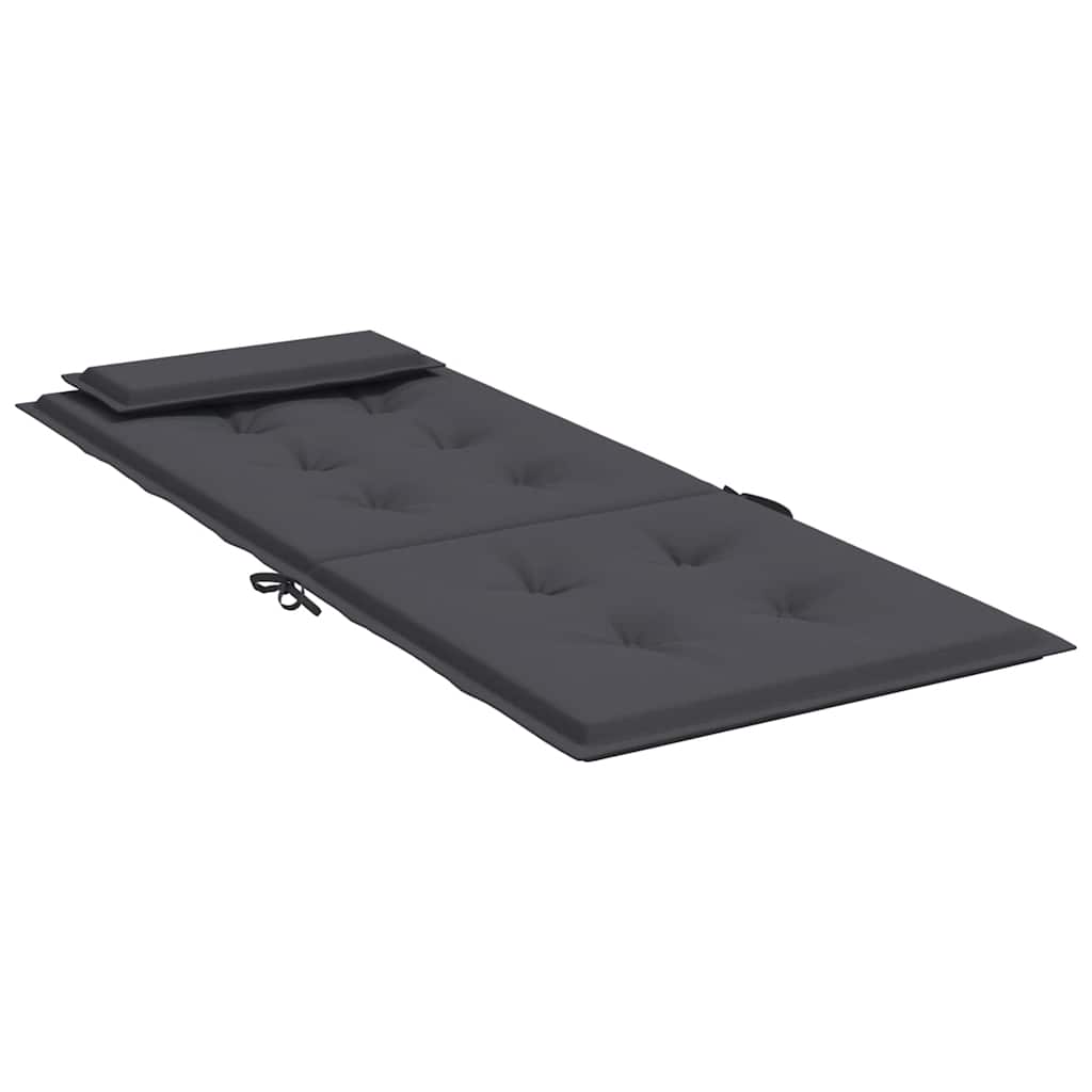 Cuscini per Sedia Schienale Alto 6 pz Antracite Tessuto Oxford | homemem39