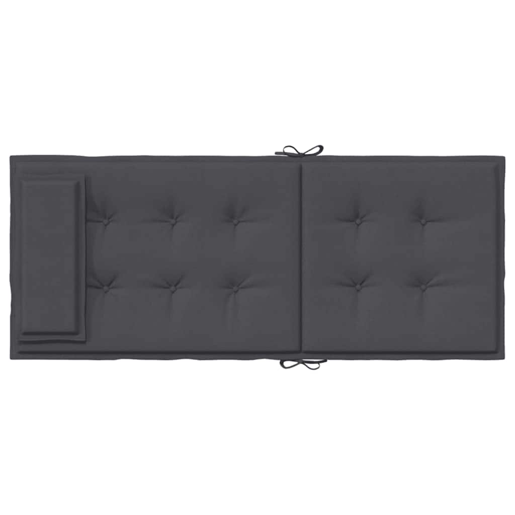 Cuscini per Sedia Schienale Alto 6 pz Antracite Tessuto Oxford | homemem39