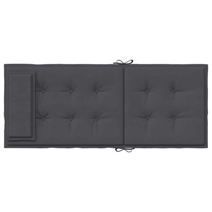 Cuscini per Sedia Schienale Alto 6 pz Antracite Tessuto Oxford | homemem39
