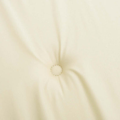 Cuscini per Sedia con Schienale Alto 2 pz Crema Tessuto Oxford | homemem39