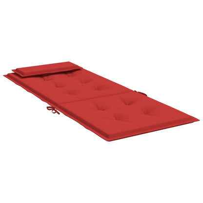 Cuscini per Sedia con Schienale Alto 2 pz Rosso Tessuto Oxford - homemem39