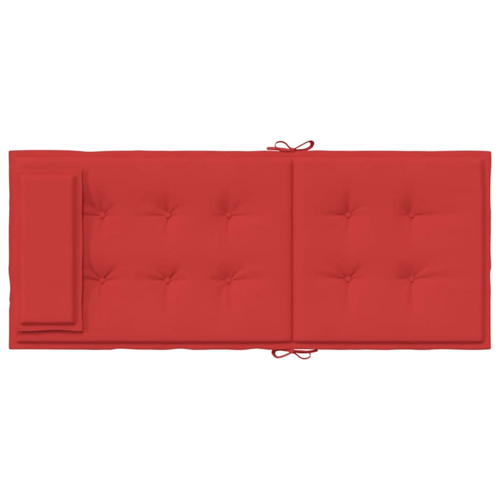 Cuscini per Sedia con Schienale Alto 6 pz Rosso Tessuto Oxford | homemem39