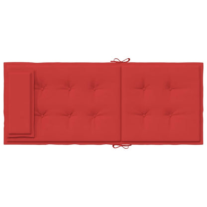 Cuscini per Sedia con Schienale Alto 6 pz Rosso Tessuto Oxford | homemem39