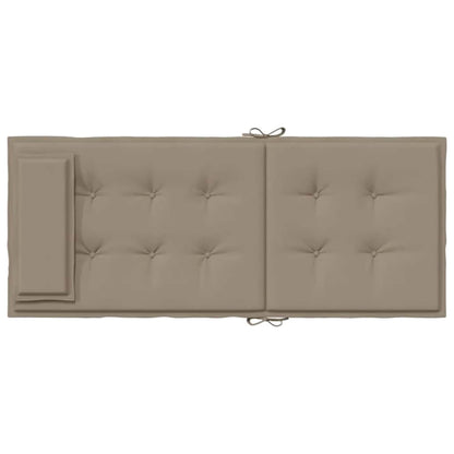 Cuscini per Sedia con Schienale Alto 6pz Tortora Tessuto Oxford | homemem39