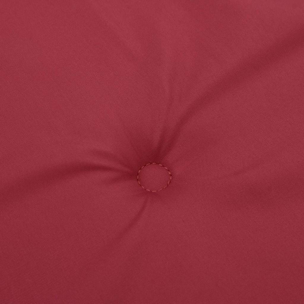 Cuscini Sedia con Schienale Alto 4 pz Rosso Vino Tessuto Oxford | homemem39