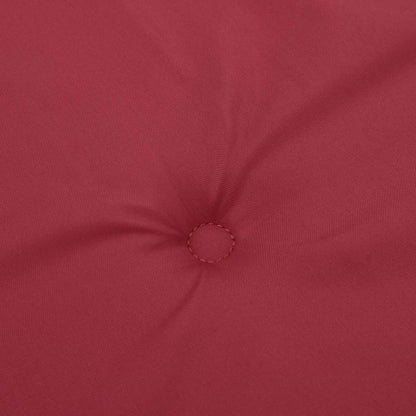 Cuscini Sedia con Schienale Alto 4 pz Rosso Vino Tessuto Oxford | homemem39