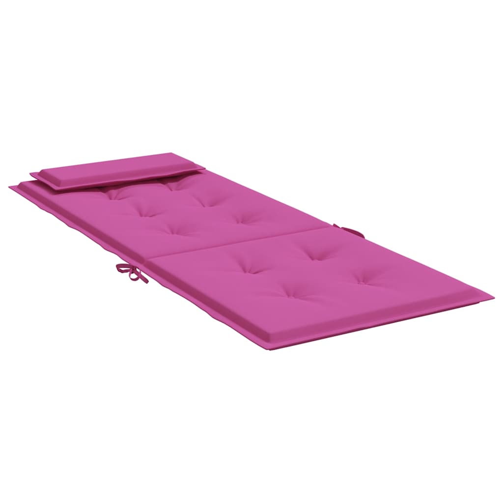 Cuscini per Sedia con Schienale Alto 4pz Rosa in Tessuto Oxford | homemem39