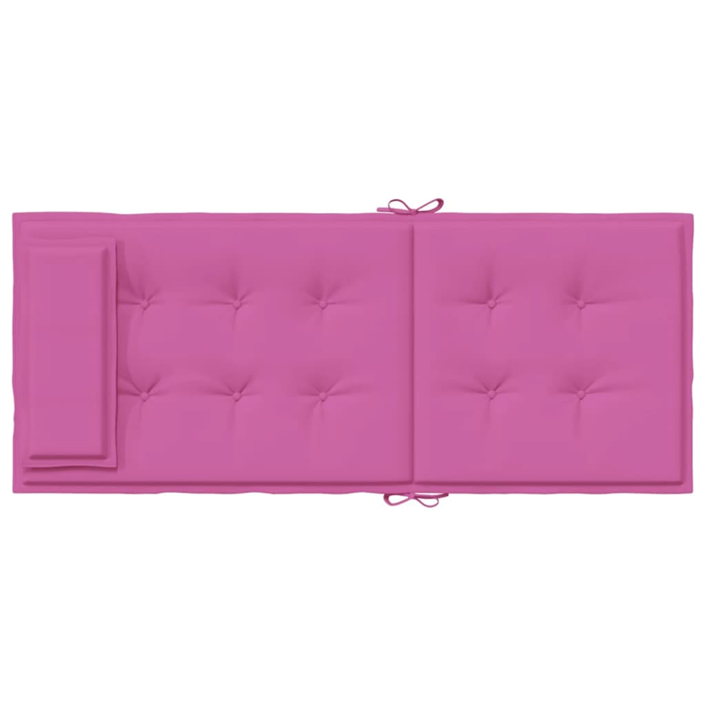Cuscini per Sedia con Schienale Alto 4pz Rosa in Tessuto Oxford | homemem39