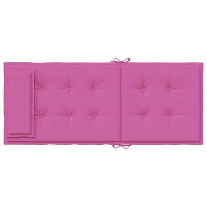Cuscini per Sedia con Schienale Alto 4pz Rosa in Tessuto Oxford | homemem39