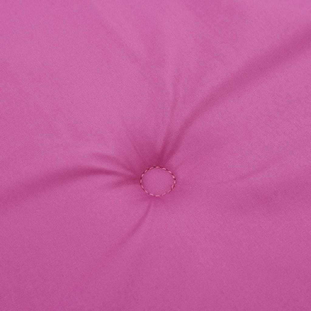 Cuscini per Sedia con Schienale Alto 4pz Rosa in Tessuto Oxford | homemem39