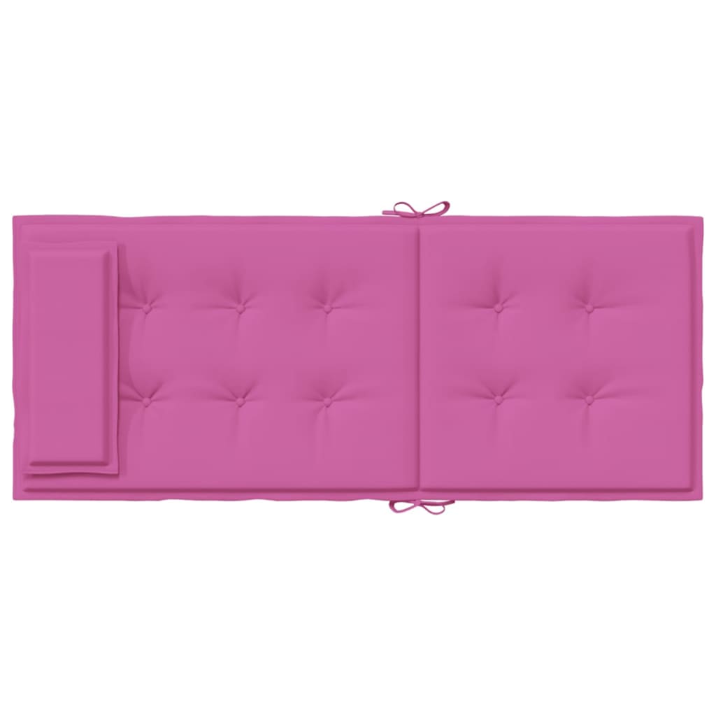 Cuscini per Sedia con Schienale Alto 6pz Rosa in Tessuto Oxford | homemem39