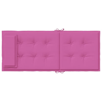 Cuscini per Sedia con Schienale Alto 6pz Rosa in Tessuto Oxford | homemem39