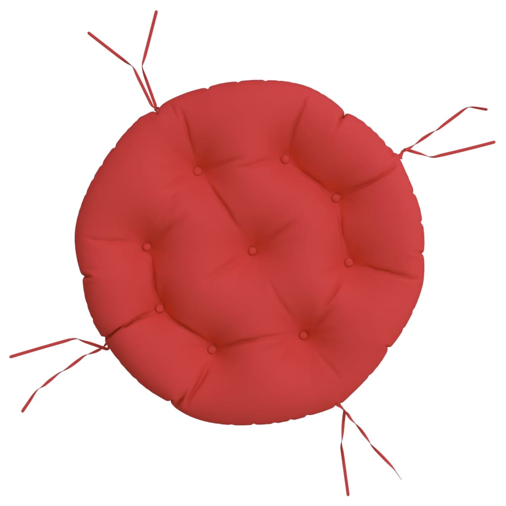 Cuscino Rotondo Rosso Ø 60x11 cm in Tessuto Oxford | homemem39