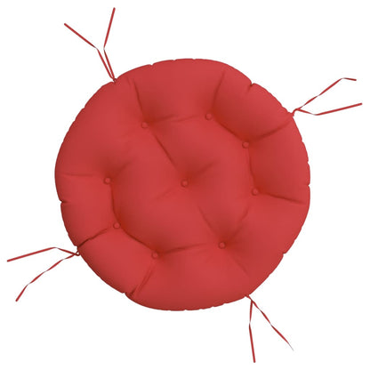 Cuscino Rotondo Rosso Ø 60x11 cm in Tessuto Oxford | homemem39