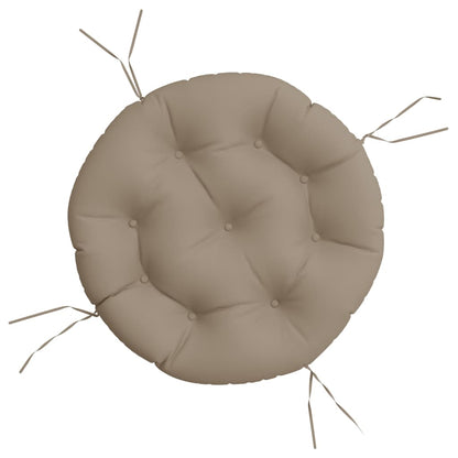 Cuscino Rotondo Tortora Ø 60x11 cm in Tessuto Oxford | homemem39