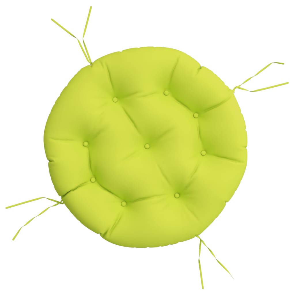 Cuscino Rotondo Verde Chiaro Ø 60x11 cm in Tessuto Oxford | homemem39