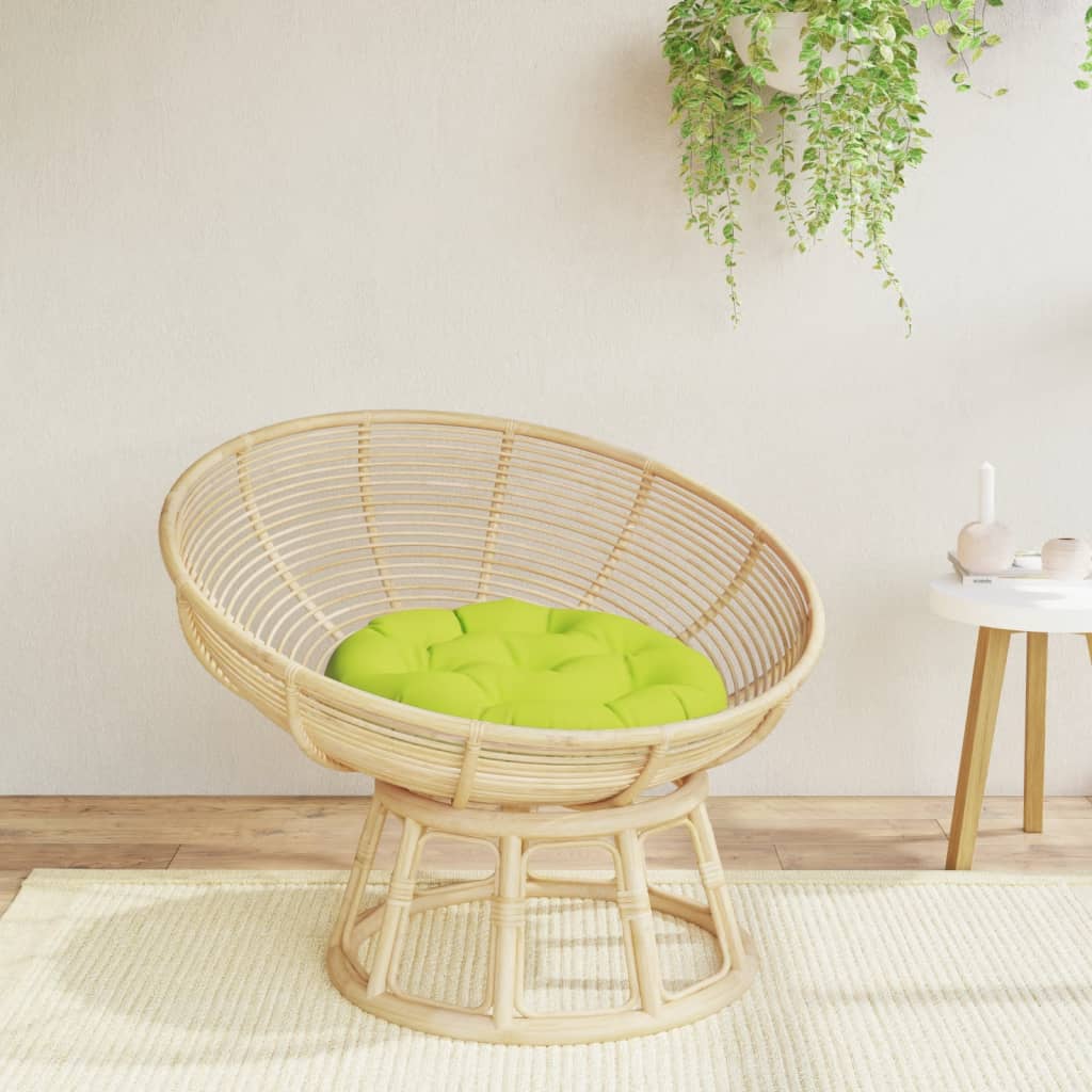 Cuscino Rotondo Verde Chiaro Ø 60x11 cm in Tessuto Oxford | homemem39