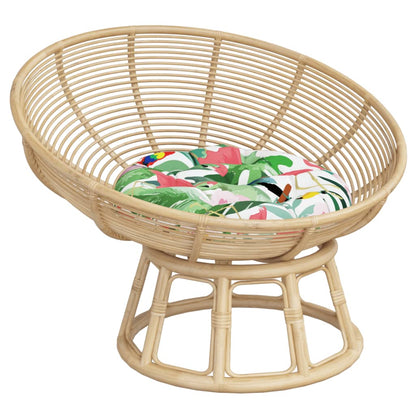 Cuscino Rotondo Multicolore Ø 60x11 cm in Tessuto Oxford | homemem39