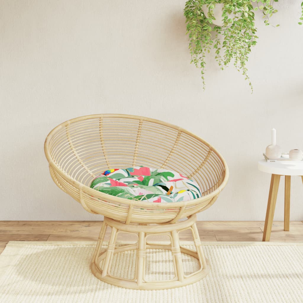 Cuscino Rotondo Multicolore Ø 60x11 cm in Tessuto Oxford | homemem39