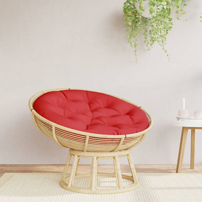 Cuscino Rotondo Rosso Ø 100x11 cm in Tessuto Oxford | homemem39