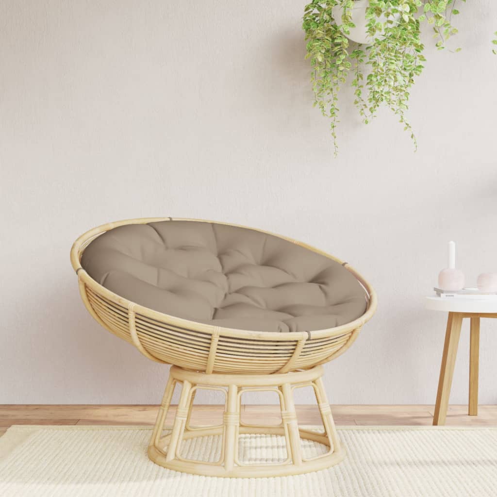 Cuscino Rotondo Tortora Ø 100x11 cm in Tessuto Oxford | homemem39