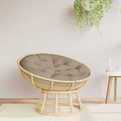 Cuscino Rotondo Tortora Ø 100x11 cm in Tessuto Oxford | homemem39