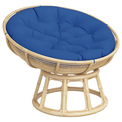 Cuscino Rotondo Blu Reale Ø 100x11 cm in Tessuto Oxford | homemem39