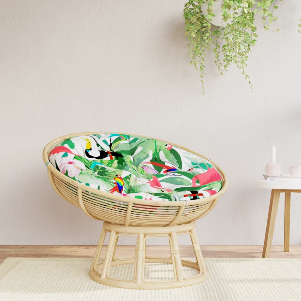Cuscino Rotondo Multicolore Ø 100x11 cm in Tessuto Oxford | homemem39