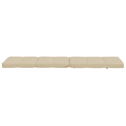 Cuscini per Sedia a Sdraio 2 pz Beige in Tessuto Oxford | homemem39