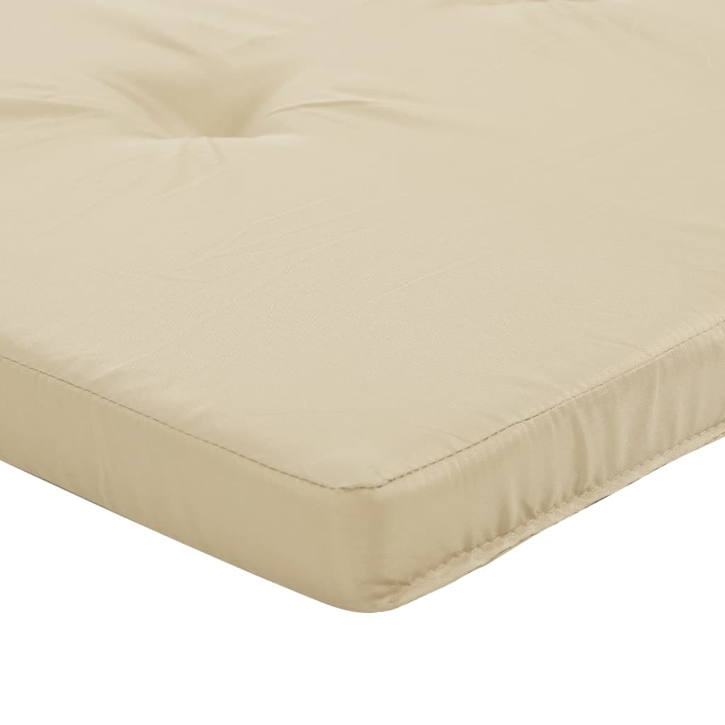 Cuscini per Sedia a Sdraio 2 pz Beige in Tessuto Oxford | homemem39