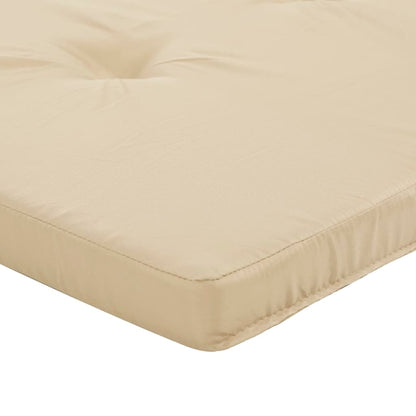 Cuscini per Sedia a Sdraio 2 pz Beige in Tessuto Oxford | homemem39
