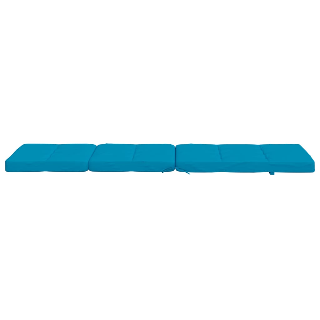 Cuscini per Sedia a Sdraio 2 pz Blu Chiaro in Tessuto Oxford | homemem39