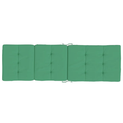 Cuscini per Sedia a Sdraio 2 pz Verde in Tessuto Oxford - homemem39