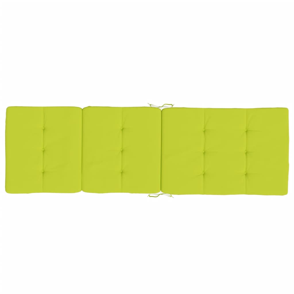 Cuscini per Sedia a Sdraio 2 pz Verde Chiaro in Tessuto Oxford | homemem39