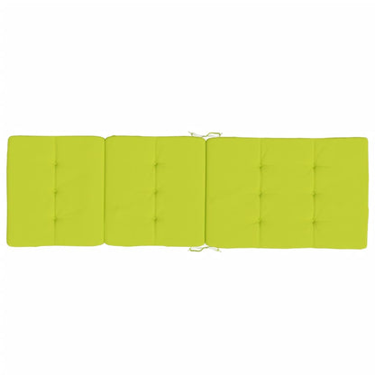 Cuscini per Sedia a Sdraio 2 pz Verde Chiaro in Tessuto Oxford | homemem39