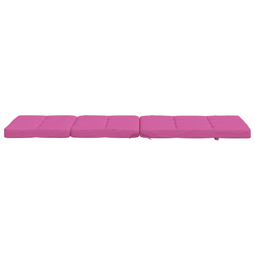 Cuscini per Sedia a Sdraio 2 pz Rosa in Tessuto Oxford | homemem39