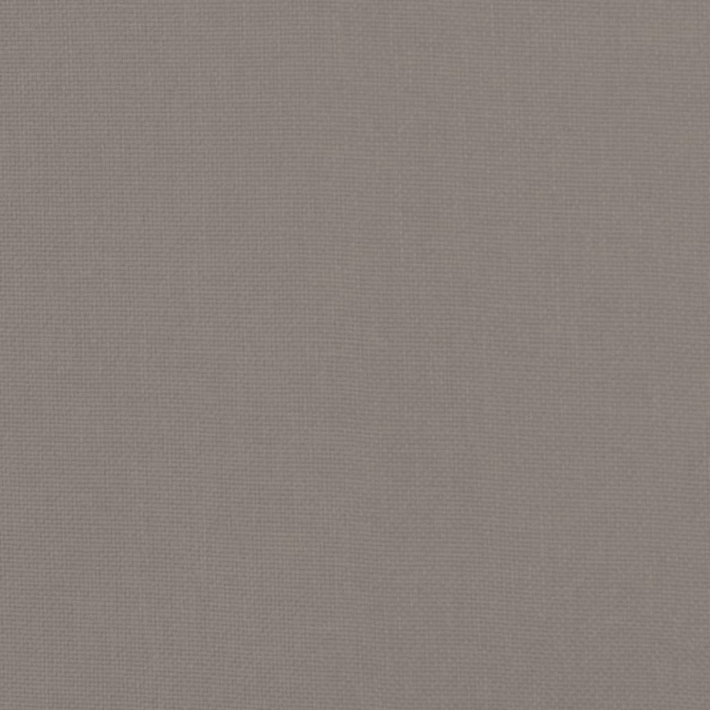 Poltrona Relax con Poggiapiedi Tortora in Tessuto - homemem39