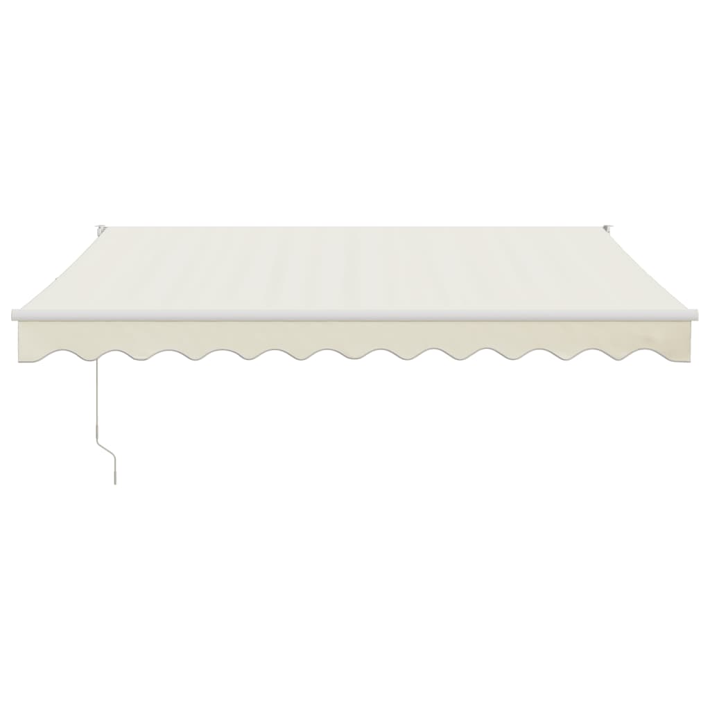 Tenda da Sole Retrattile Crema 3,5x2,5 m in Tessuto e Alluminio | homemem39