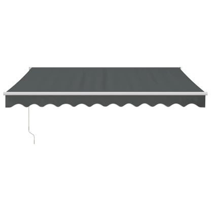 Tenda da Sole Retrattile Antracite 3x2,5 m Tessuto e Alluminio | homemem39
