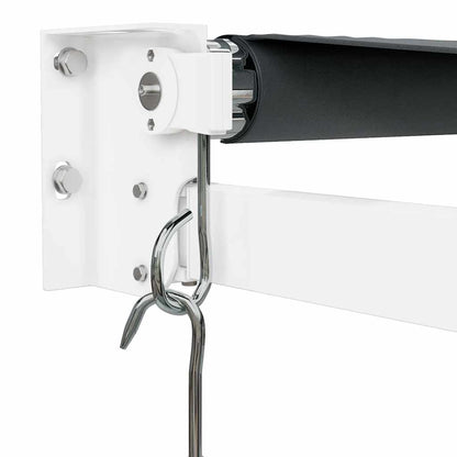 Tenda da Sole Retrattile Antracite 3,5x2,5m Tessuto e Alluminio | homemem39