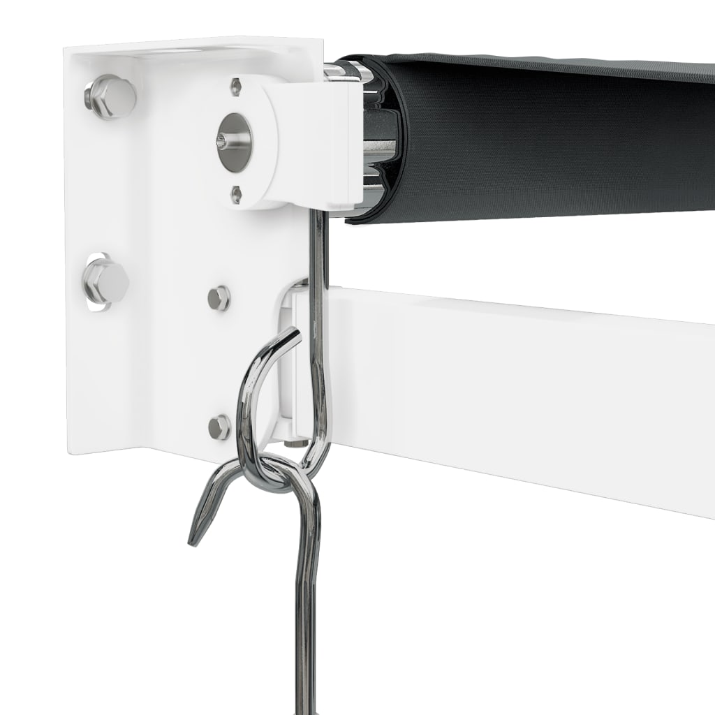 Tenda da Sole Retrattile Antracite 4x3 m in Tessuto e Alluminio | homemem39