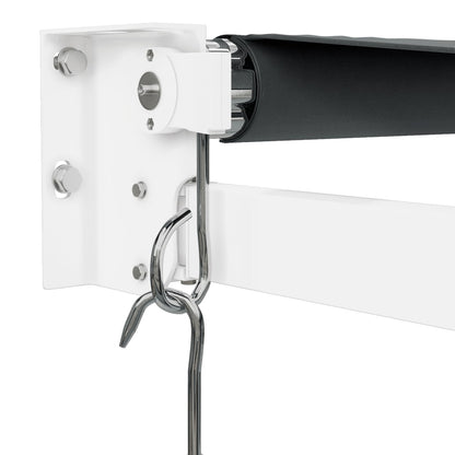 Tenda da Sole Retrattile Antracite 4x3 m in Tessuto e Alluminio | homemem39