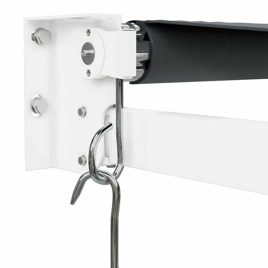 Tenda da Sole Retrattile Antracite 4,5x3 m Tessuto e Alluminio