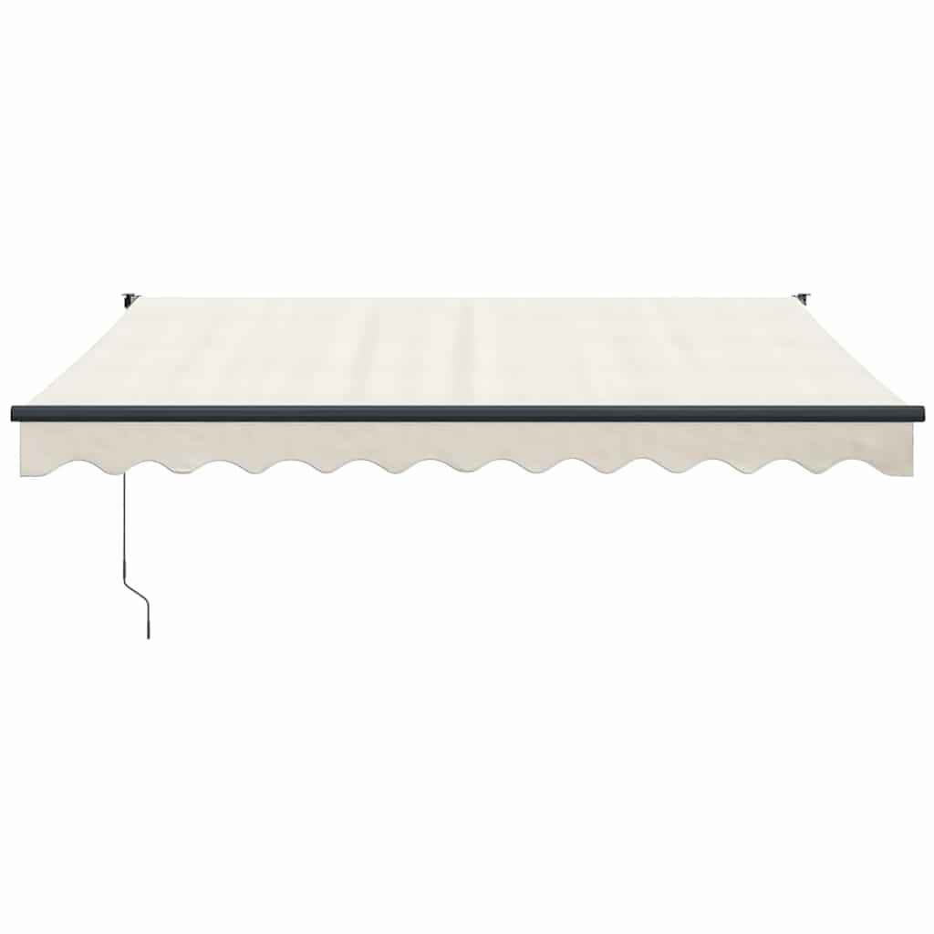Tenda da Sole Retrattile Crema 3x2,5 m in Tessuto e Alluminio | homemem39