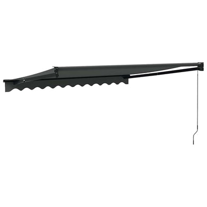 Tenda da Sole Retrattile Antracite 3x2,5 m Tessuto e Alluminio | homemem39