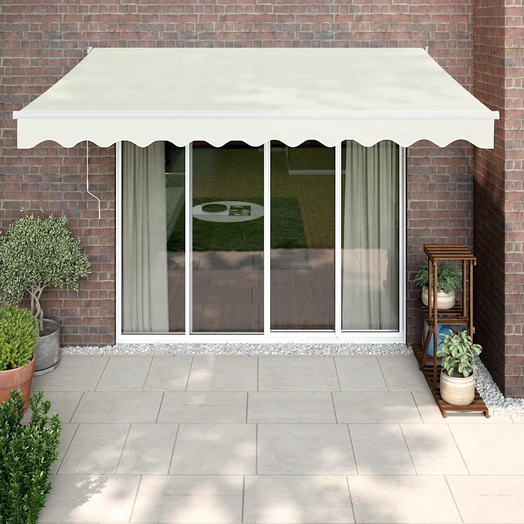 Tenda Sole Automatica Retrattile Crema 3x2,5 m | homemem39