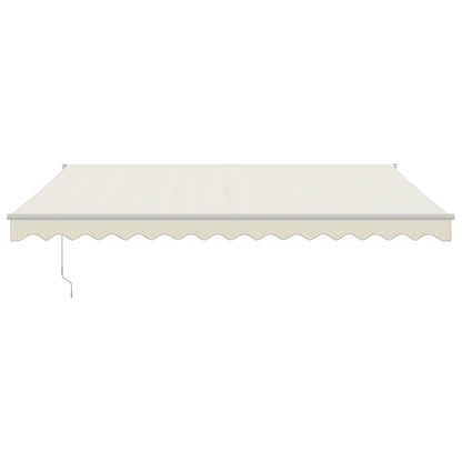 Tenda Sole Automatica Retrattile Crema 4,5x3 m | homemem39