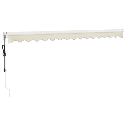 Tenda Sole Automatica Retrattile Crema 4,5x3 m | homemem39